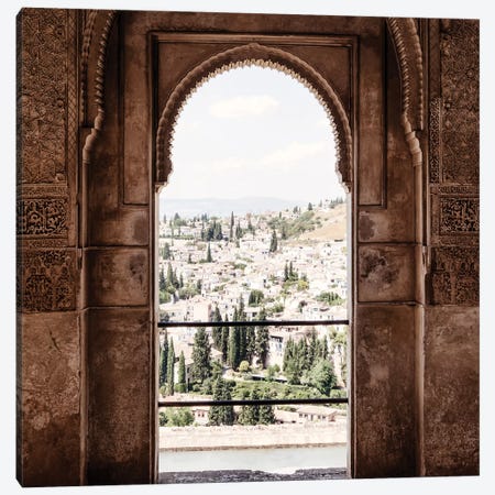 View of the city of Granada Canvas Print #PHD578} by Philippe Hugonnard Canvas Art