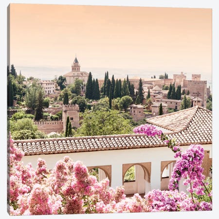 Flowers of Alhambra Gardens Canvas Print #PHD579} by Philippe Hugonnard Canvas Art