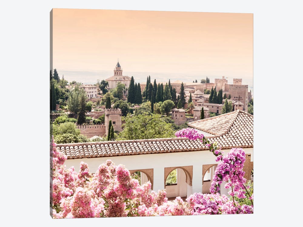 Flowers of Alhambra Gardens by Philippe Hugonnard 1-piece Canvas Art