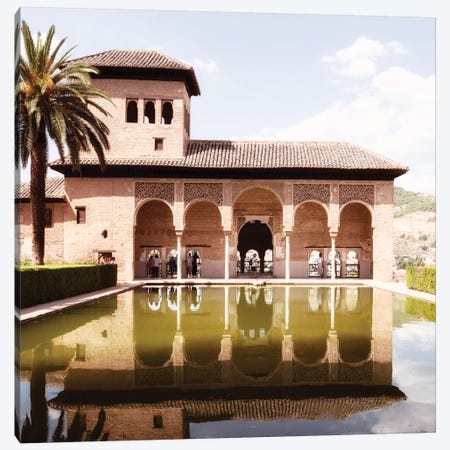 The Partal Gardens of Alhambra - Granada Canvas Print #PHD581} by Philippe Hugonnard Canvas Art Print