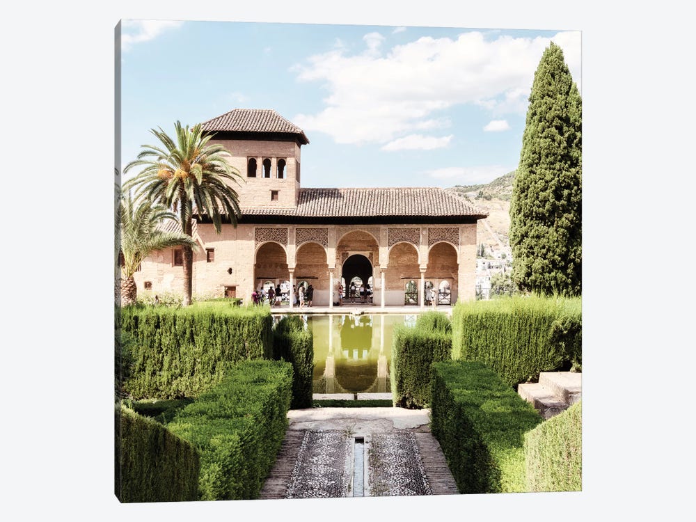 Partal Gardens of Alhambra by Philippe Hugonnard 1-piece Canvas Wall Art