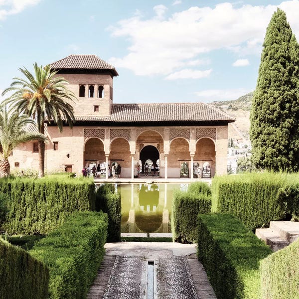 Famous Palaces & Residences: Partal Gardens of Alhambra by Philippe Hugonnard