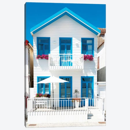 White House and Blue Windows Canvas Print #PHD596} by Philippe Hugonnard Art Print
