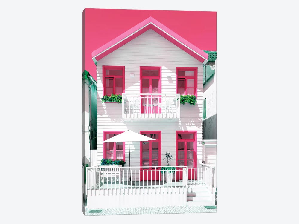 White House and Pink Windows by Philippe Hugonnard 1-piece Canvas Art