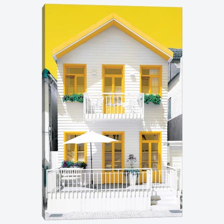 White House and Yellow Windows Canvas Print #PHD598} by Philippe Hugonnard Canvas Art