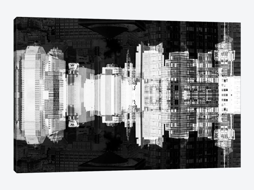 Times Square Buildings - Infrared by Philippe Hugonnard 1-piece Canvas Wall Art