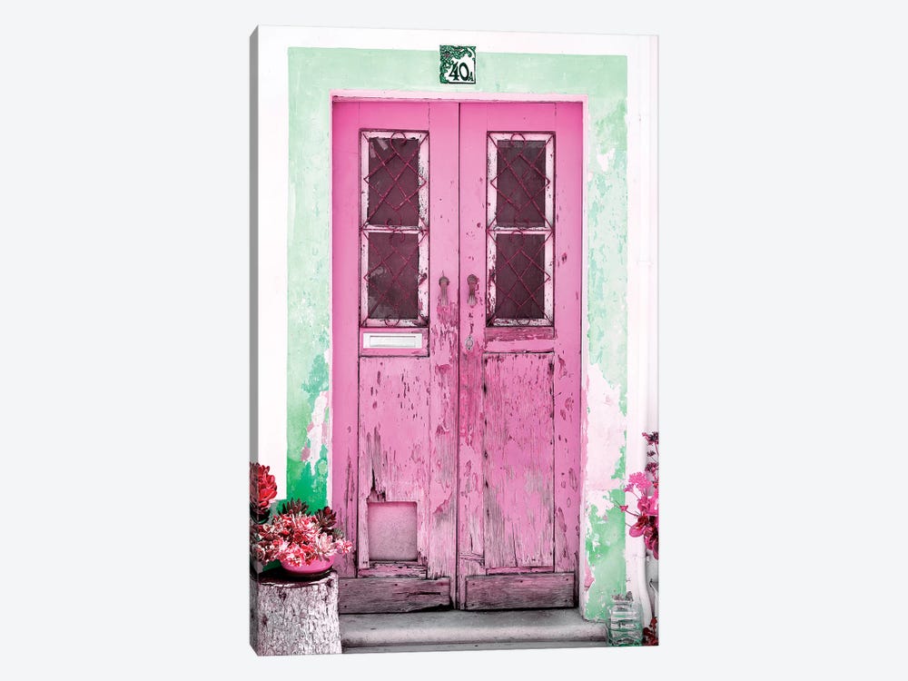 Old Pink Door by Philippe Hugonnard 1-piece Canvas Artwork