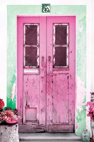 Doors: Old Pink Door by Philippe Hugonnard