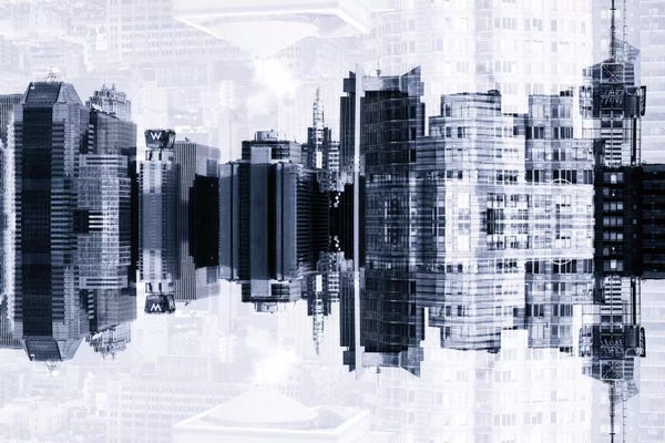 Double Exposure Photography: Times Square Buildings by Philippe Hugonnard