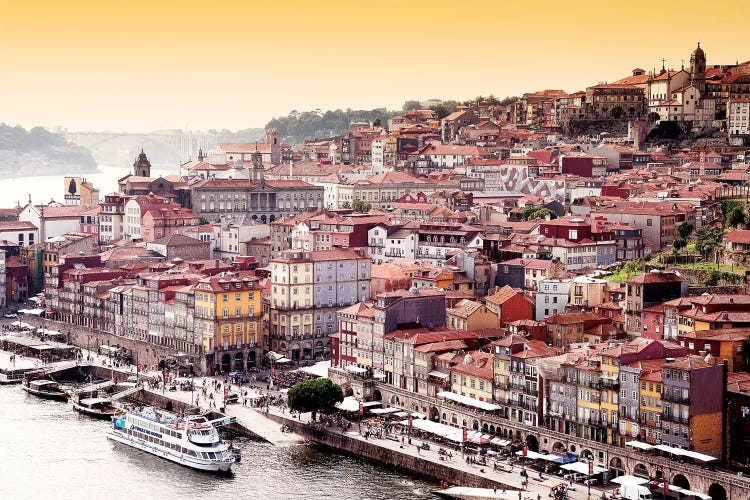 Ribeira View at Sunset - Porto