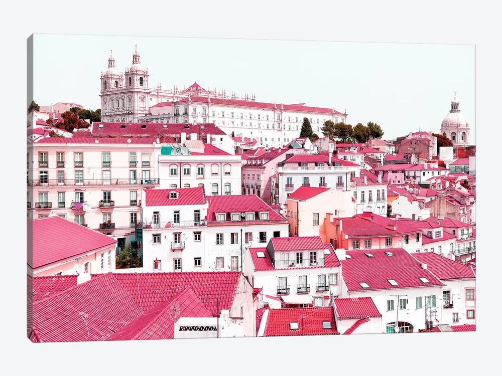 Incredible Lisbon Pink by Philippe Hugonnard 1-piece Canvas Wall Art