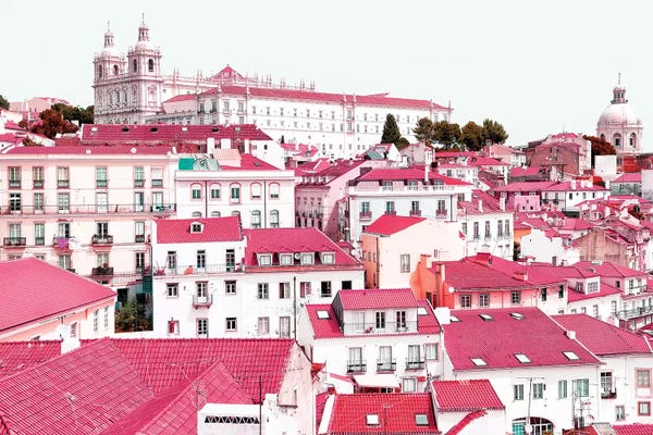 Lisbon: Incredible Lisbon Pink by Philippe Hugonnard