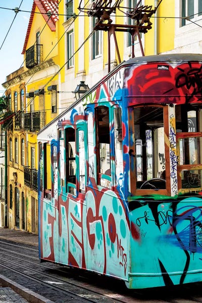 Graffiti Tramway Lisbon