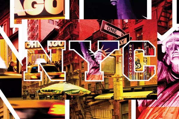 Statue Of Liberty: Manhattan Night by Philippe Hugonnard