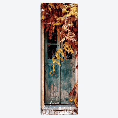 Old Door with Fall Colors Canvas Print #PHD645} by Philippe Hugonnard Art Print