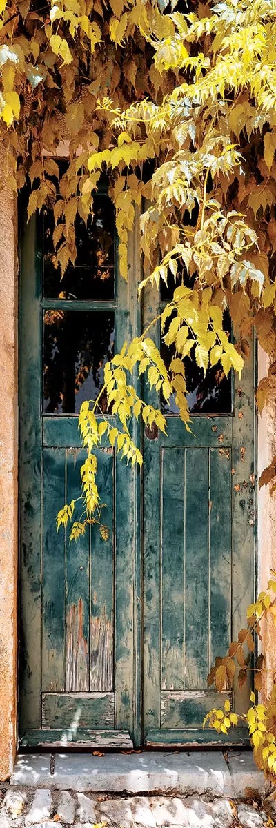 Old Door with Fall Colors II by Philippe Hugonnard canvas print