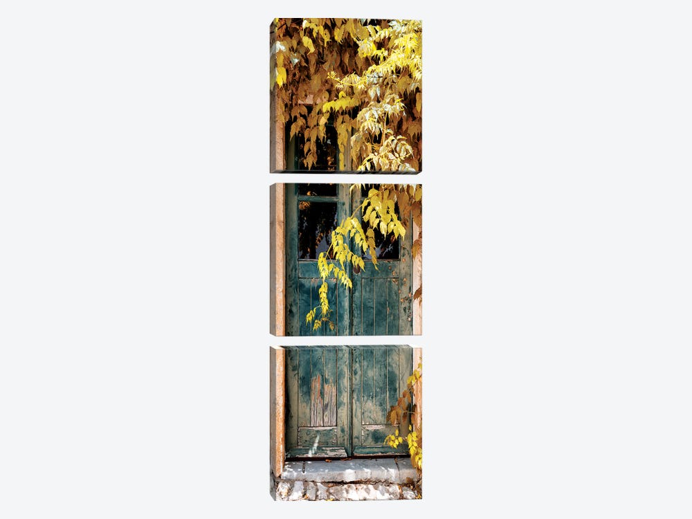 Old Door with Fall Colors II 3-piece Canvas Wall Art