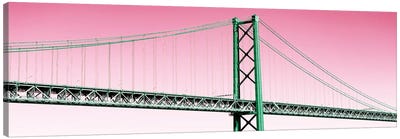 The Lisbon Bridge Pop Art II Canvas Art Print - Welcome to Portugal