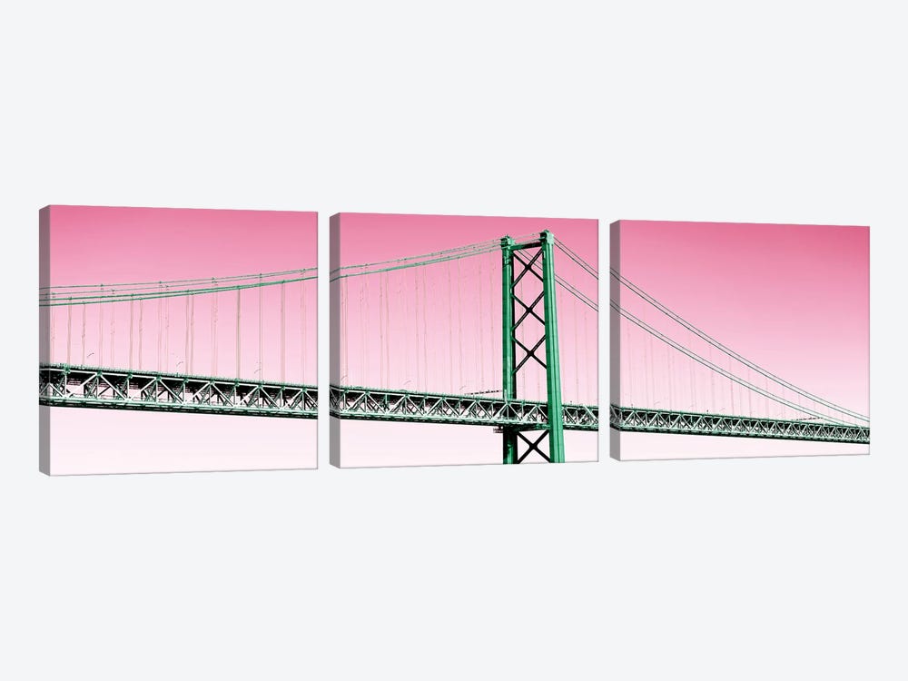 The Lisbon Bridge Pop Art II by Philippe Hugonnard 3-piece Canvas Art Print