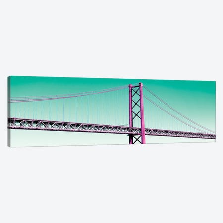 The Lisbon Bridge Pop Art III Canvas Print #PHD651} by Philippe Hugonnard Canvas Print