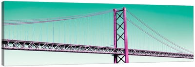 The Lisbon Bridge Pop Art III Canvas Art Print - Welcome to Portugal