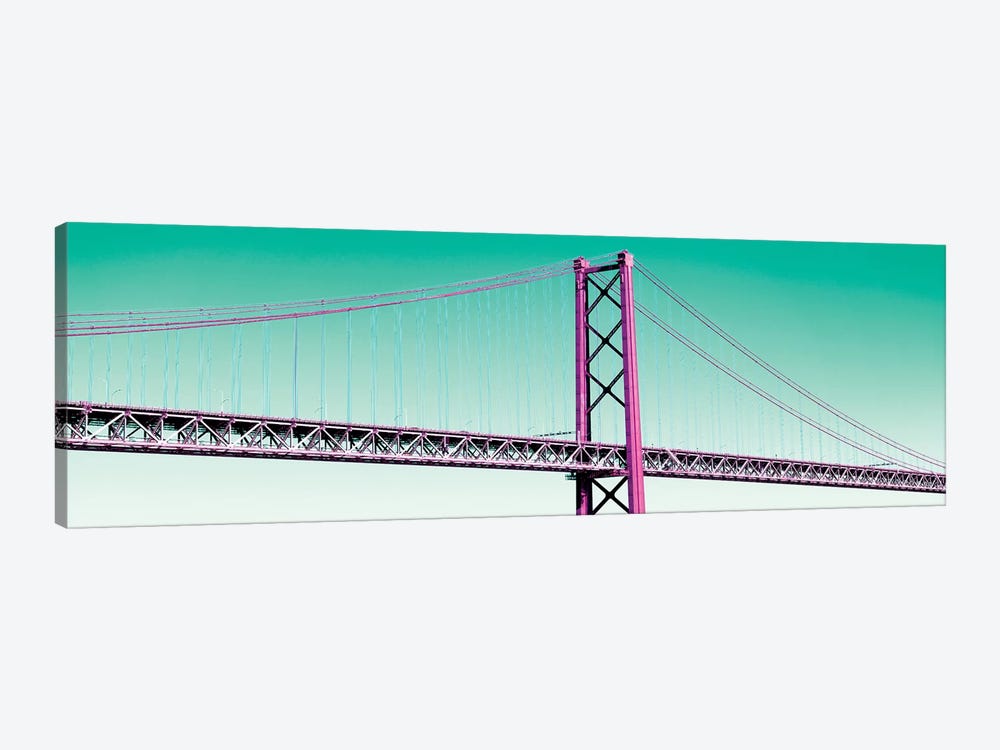 The Lisbon Bridge Pop Art III by Philippe Hugonnard 1-piece Canvas Artwork