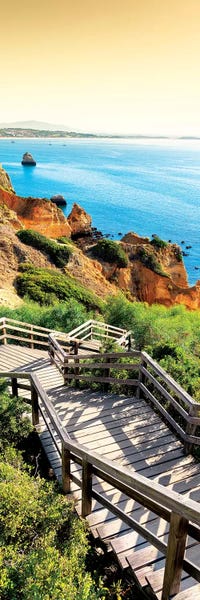 Stairs to Camilo Beach at Sunset