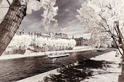 Along The Seine Banks by Philippe Hugonnard acrylic art print