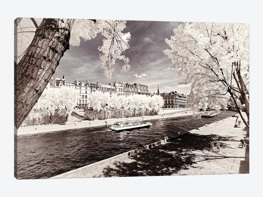 Along The Seine Banks by Philippe Hugonnard 1-piece Canvas Art Print