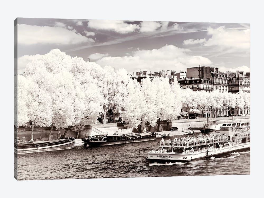 Bateaux Mouches by Philippe Hugonnard 1-piece Canvas Wall Art