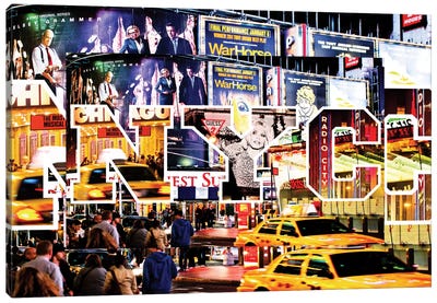 Times Square Canvas Art Print - Philippe Hugonnard