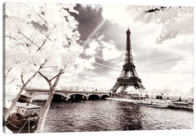 Serenity Canvas Art Print - The Eiffel Tower
