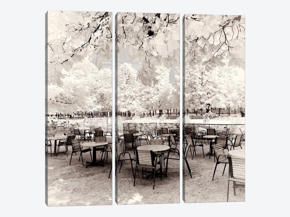 Terrace Dinner by Philippe Hugonnard 3-piece Canvas Print