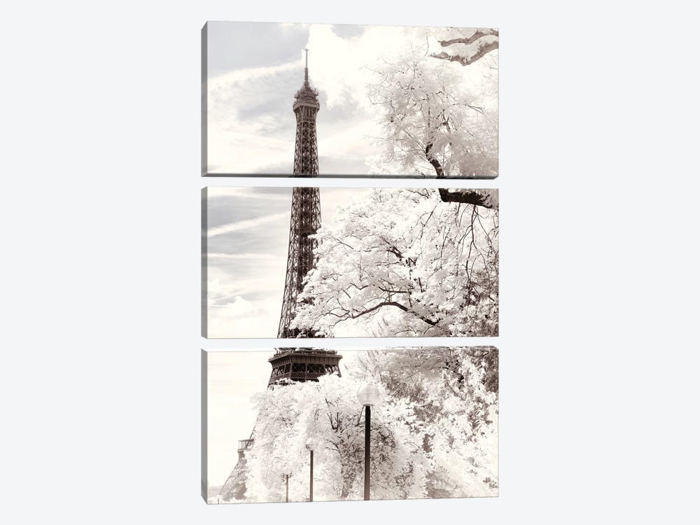 The Eiffel Tower by Philippe Hugonnard 3-piece Canvas Art