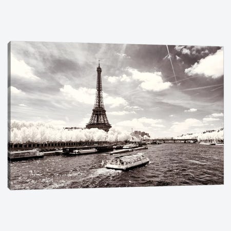 The River Seine Canvas Print #PHD694} by Philippe Hugonnard Canvas Wall Art