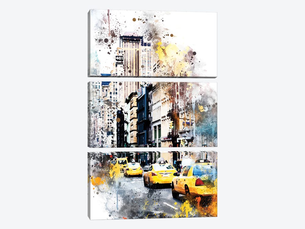 401 Broadway by Philippe Hugonnard 3-piece Canvas Art