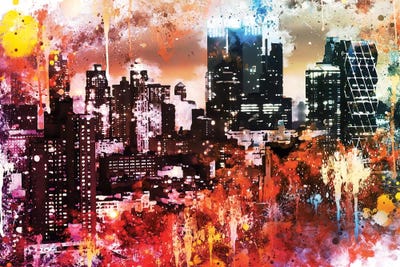 Black Skyscrapers by Philippe Hugonnard acrylic art print