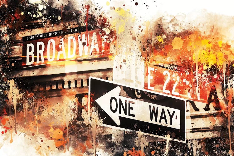 Broadway One Way by Philippe Hugonnard wall art