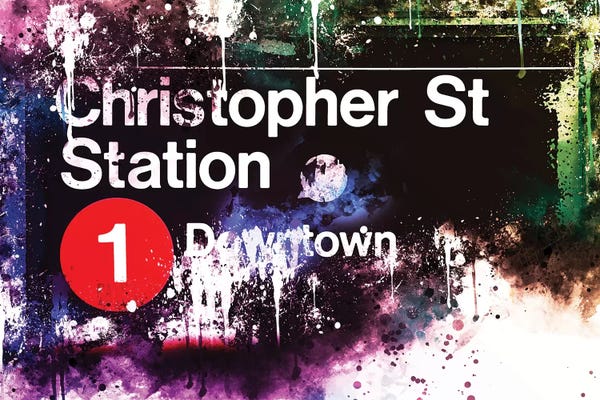 Signs: Christopher St Station by Philippe Hugonnard
