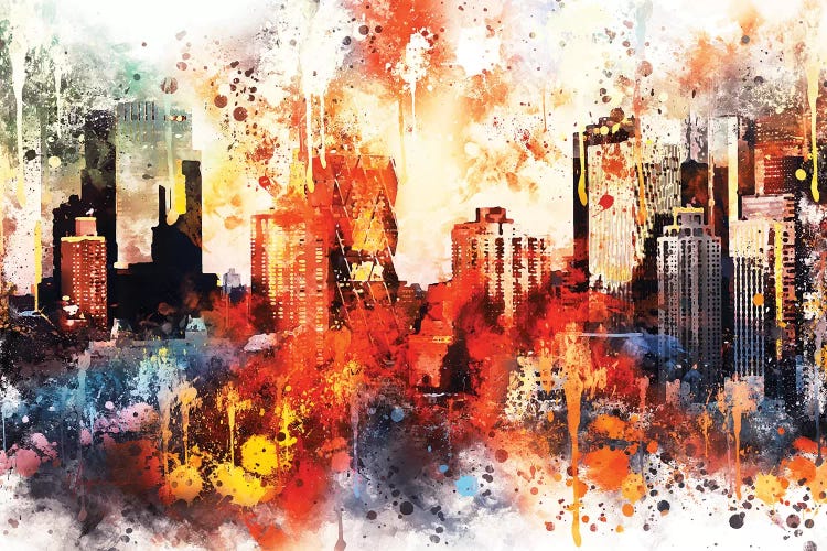 Colors Of Manhattan by Philippe Hugonnard wall art