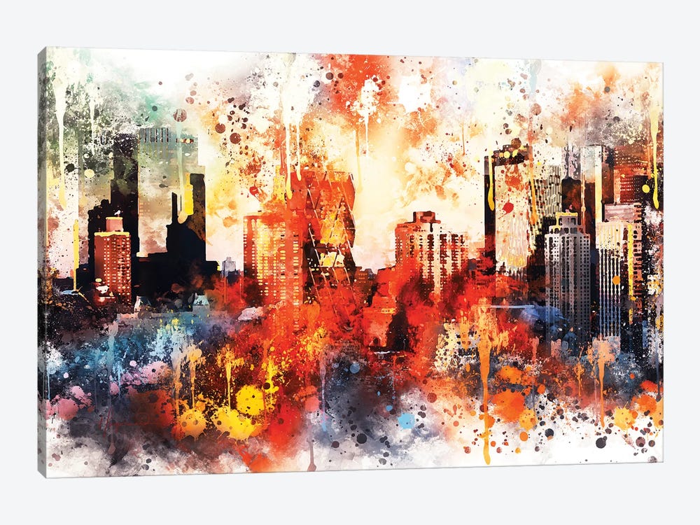 Colors Of Manhattan by Philippe Hugonnard 1-piece Art Print
