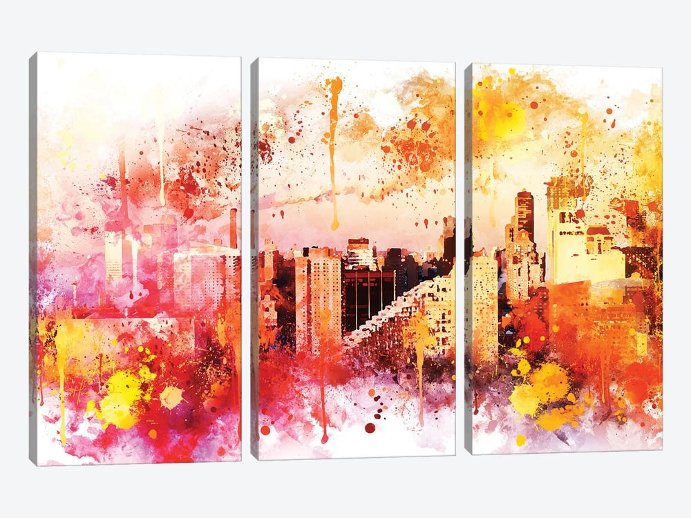 End Of The Day by Philippe Hugonnard 3-piece Canvas Artwork