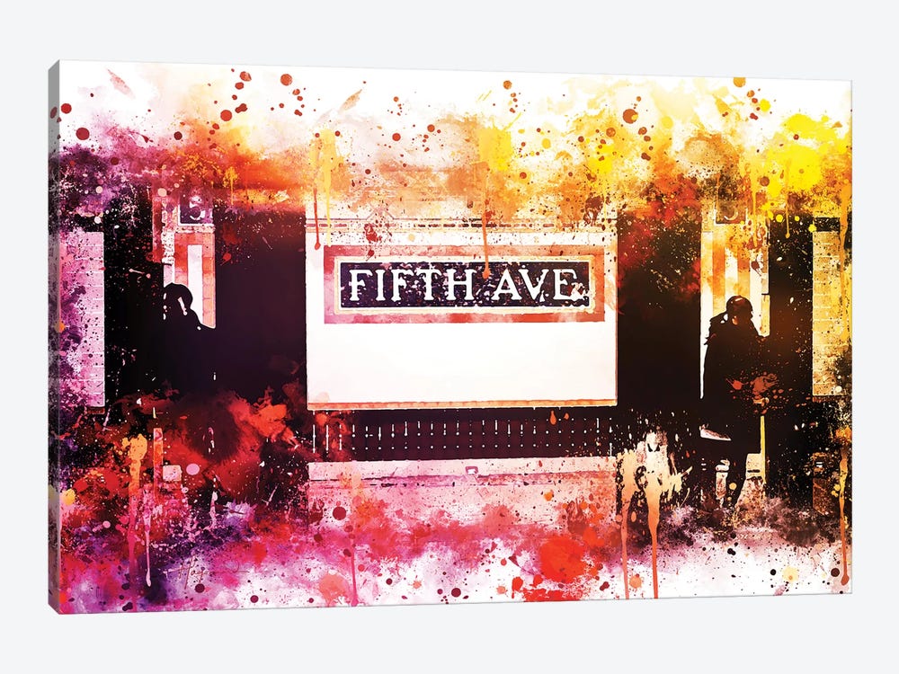 Fifth Avenue Station by Philippe Hugonnard 1-piece Canvas Wall Art