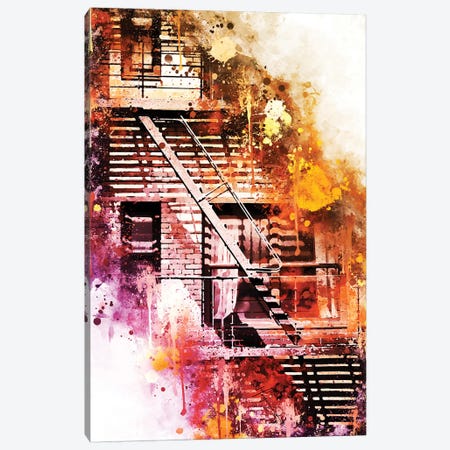 Fire Escape Canvas Print #PHD724} by Philippe Hugonnard Canvas Artwork