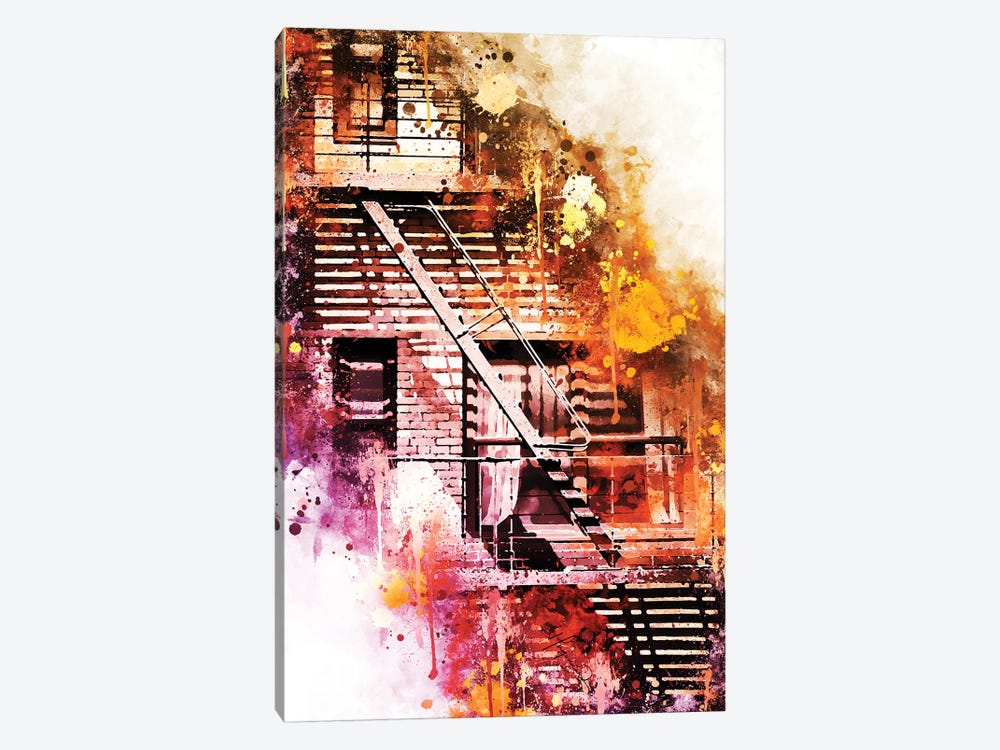 Fire Escape by Philippe Hugonnard 1-piece Canvas Art Print