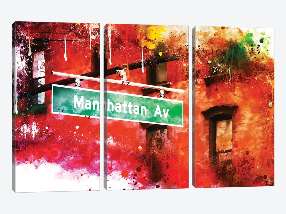 Manhattan Avenue by Philippe Hugonnard 3-piece Art Print