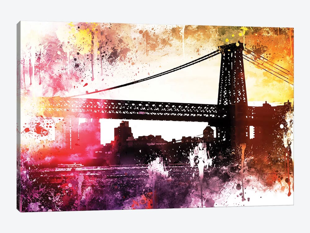 Manhattan Bridge Shadows by Philippe Hugonnard 1-piece Canvas Art