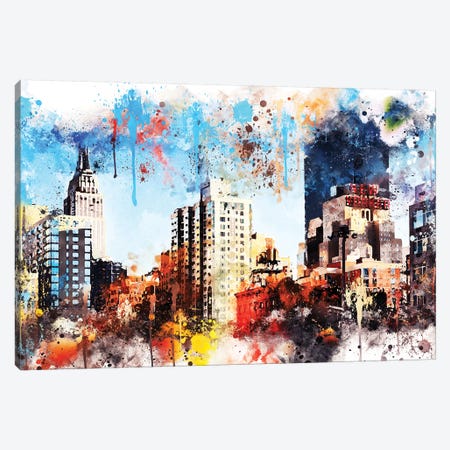 Manhattan Buildings Canvas Print #PHD742} by Philippe Hugonnard Canvas Art Print