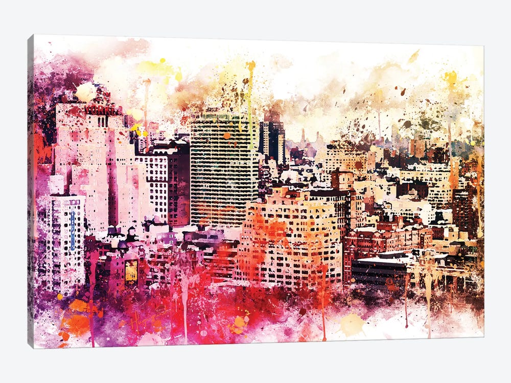 Manhattan District by Philippe Hugonnard 1-piece Canvas Artwork