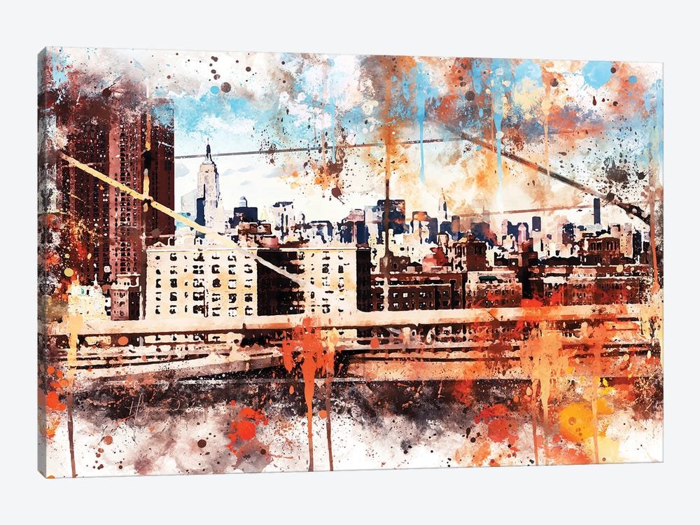 Manhattan View by Philippe Hugonnard 1-piece Canvas Print
